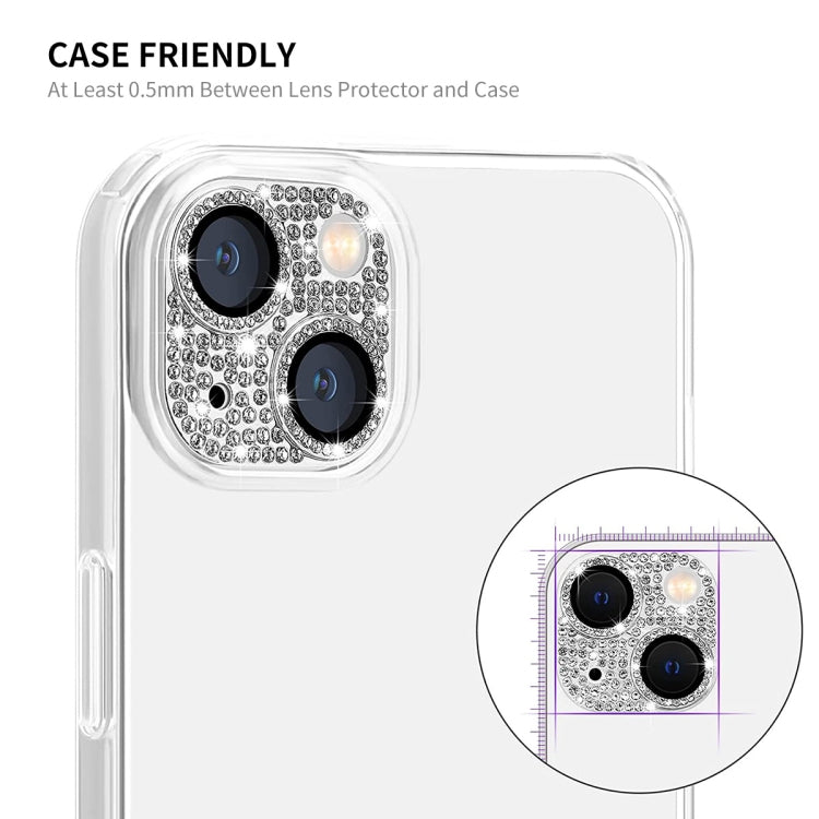 Lente de Cámara + Protector Vidrio Templado Enkay Hat-Prince Blink Diamond para iPhone 15/15 Plus (Colorido) - MOVILSTORE