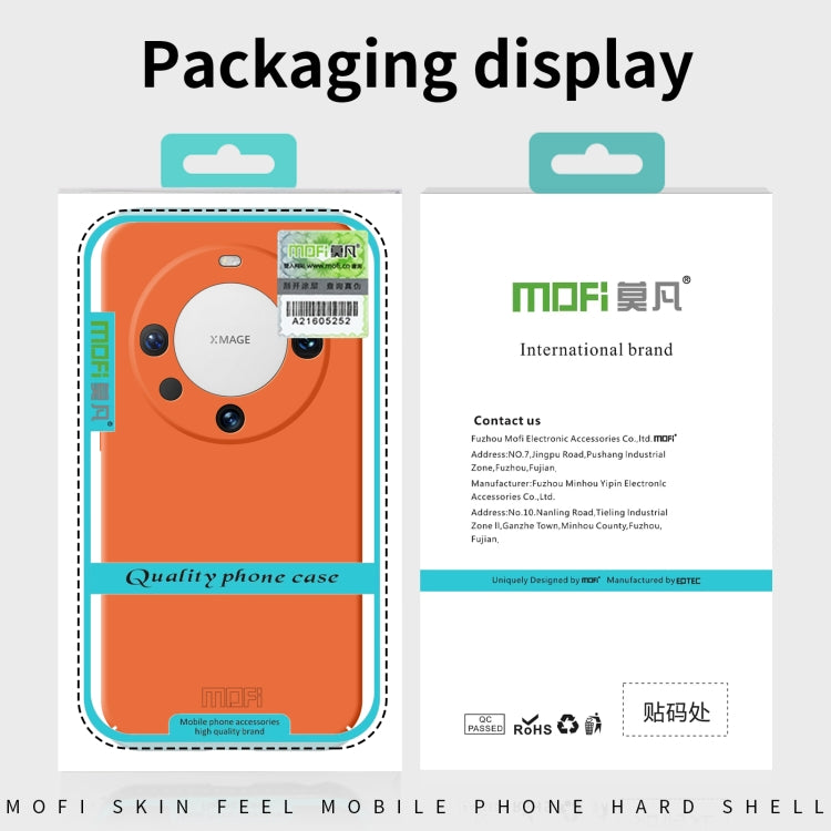 Funda para Teléfono Huawei Nova 13 Pro Mofi Qin Series con PC y Tacto Agradable (Gris)
