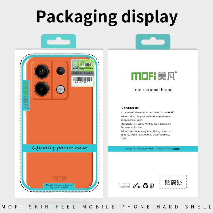 Funda de PC con todo incluido y diseño MOFI Qin Series para Xiaomi 15s Pro (beige)