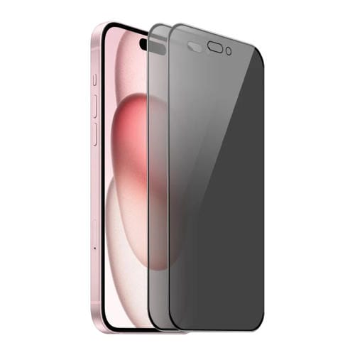 Película de Vidrio Templado Enkay Hat-Prince para iPhone 15 Pantalla Completa Privacidad Anti-Peeping (2 Piezas) - MOVILSTORE