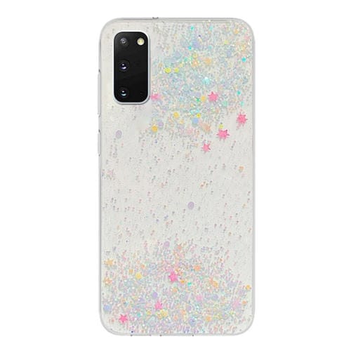 Funda para Teléfono Samsung Galaxy S20 Dreamy Star Glitter Epoxy TPU (Transparente)