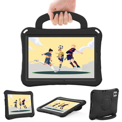 Funda de EVA a prueba de golpes con forma de balón de fútbol para Xiaomi Redmi SE 11 2025/Pad 2 (negra)