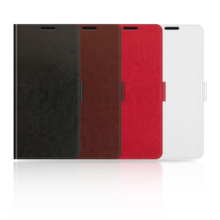 Funda de Cuero con Tapa Horizontal Textura R64 para OnePlus Ace 5 Pro (Negra)