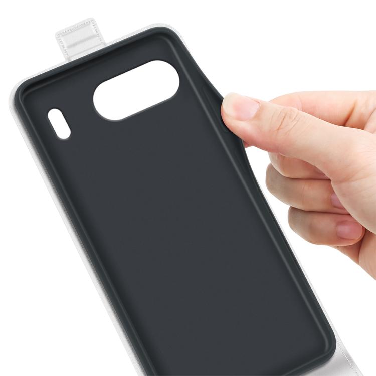 Funda de Cuero con Tapa Vertical y Textura R64 para OnePlus Nord 4 (Blanca)