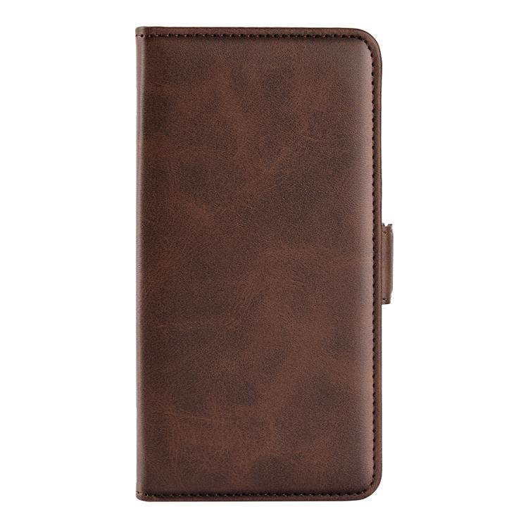 Funda de Cuero con Tapa Horizontal y Hebilla Magnética Doble Cara para OnePlus 13 (Marrón)