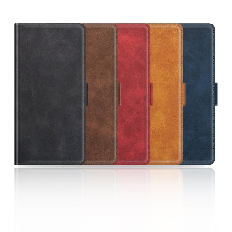 Funda de Cuero para OnePlus 13 con Tapa Horizontal y Hebilla Magnética Doble Cara (Rojo)