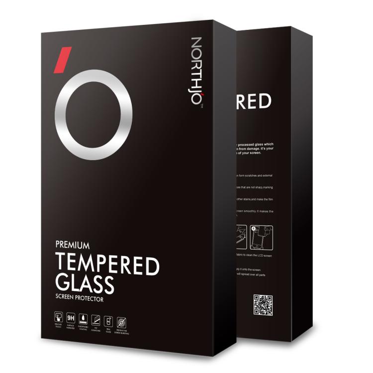 Película de Vidrio Templado Northjo iPhone 16E Impresión de Seda Pegamento Total Privacidad (28 Grados)