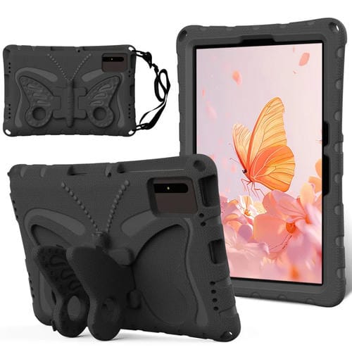 Funda Eva a Prueba de Golpes con Soporte de Mariposa para Tablet Samsung Galaxy Tab S9 11 X710 (Negra)