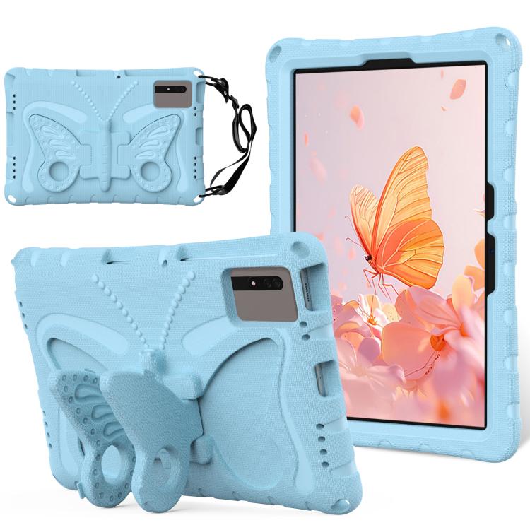 Funda de EVA a prueba de golpes con soporte de mariposa para Xiaomi Redmi Pad 2/SE 11 2025 (azul claro)
