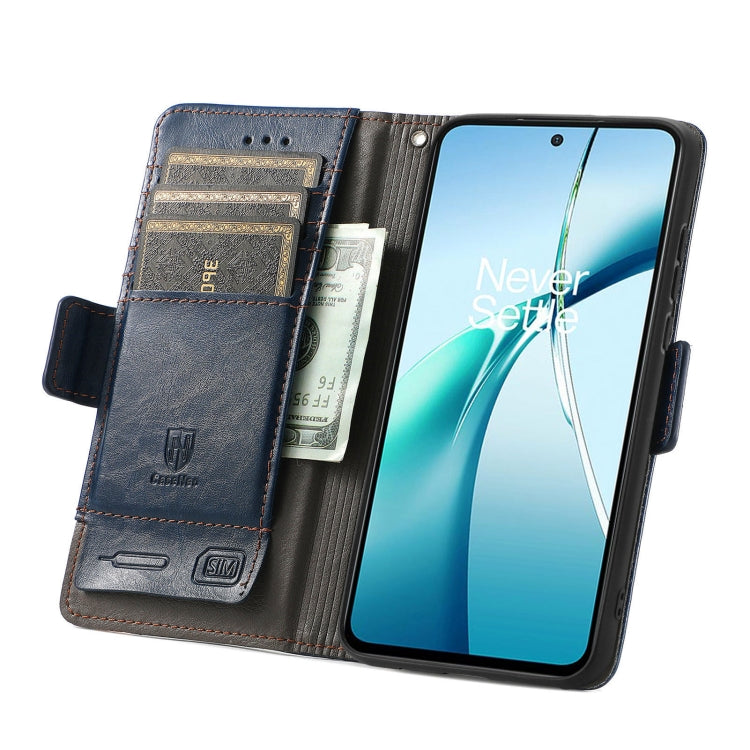 Funda para OnePlus Ace 3 Pro con Hebilla Magnética Doble y Empalme Neo (Azul)