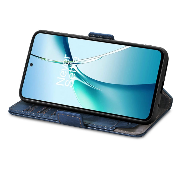 Funda para OnePlus Ace 3 Pro con Hebilla Magnética Doble y Empalme Neo (Azul)