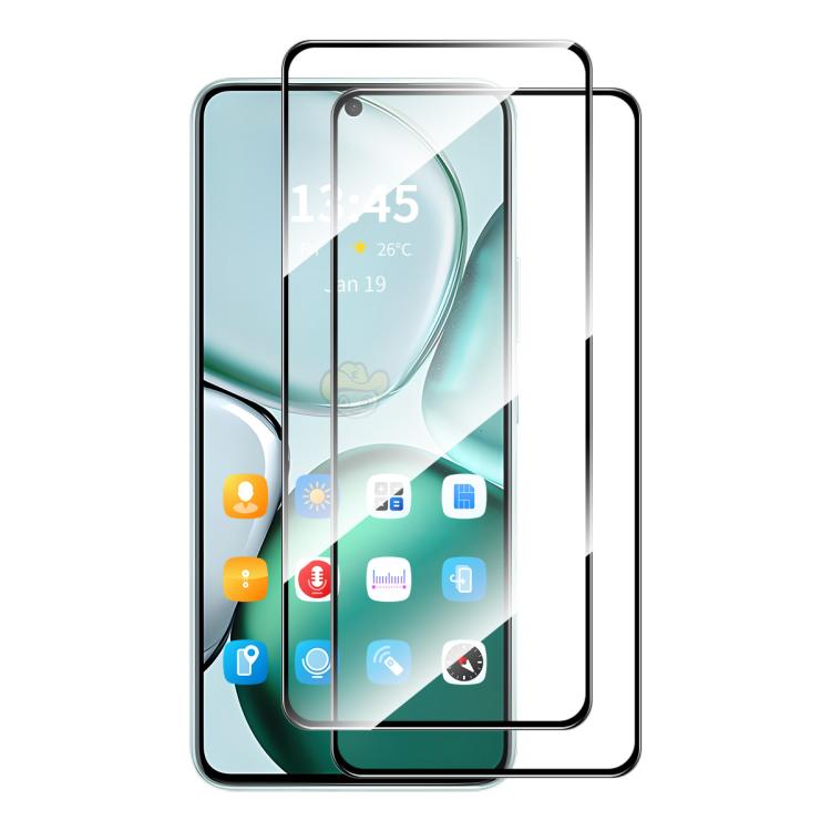 Para Xiaomi 15T Pro 2 piezas ENKAY Hat-Prince 0,18 mm de alto, película de vidrio templado de aluminio y silicio, compatible con desbloqueo por huella dactilar ultrasónica