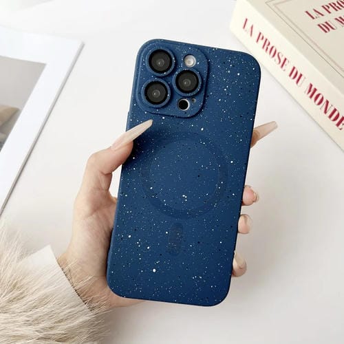 Funda para iPhone 13 Pro Max Starry Sky TPU a Prueba de Golpes Magsafe (Azul Oscuro)