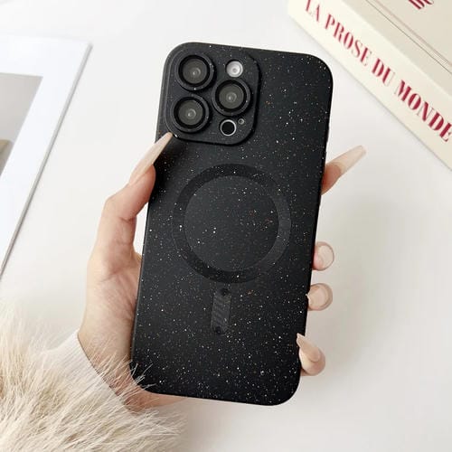 Funda para iPhone 16 Pro Max Starry Sky TPU a Prueba de Golpes Magsafe (Negra)