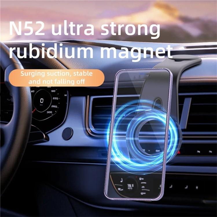 Soporte Magnético Flexible de Aluminio para Teléfono Móvil y Tablero de Instrumentos para Navegación de Automóvil D1