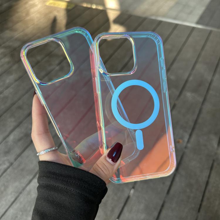 Funda para Teléfono Magsafe iPhone 16 Pro Textura Grabada con Láser (Rayas Verticales)