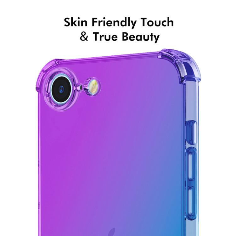 Funda TPU Enkay iPhone 16E Diseño Sombrero y Príncipe (Azul y Rosa)