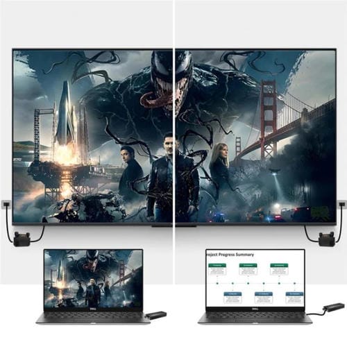 Transmisor y Receptor Inalámbrico USB-C Bovbox 091-Tc para Proyector de Teléfono (Enchufe UE)