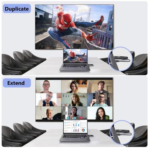 Transmisor y Receptor de Vídeo HD Vrriis 094 Extensor HDMI Inalámbrico 1080P 100 M