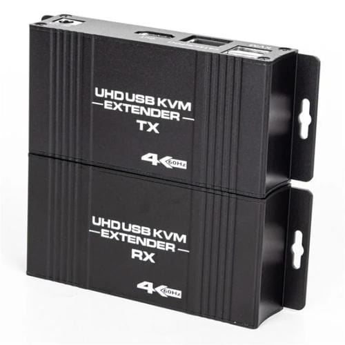 Extensor de Cable de Red D5-1/D6-1 Cat6/5E 80 M para Control por Ordenador HDMI y KVM Enchufe UE