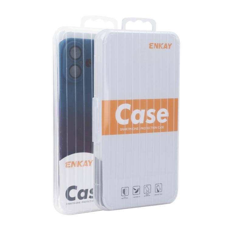 ENKAY - Funda de TPU mate MagSafe con película para lente para Samsung Galaxy A55 (color borgoña)