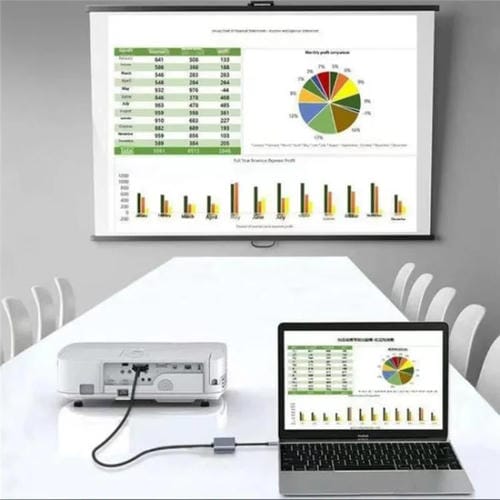 Concentrador aluminio USB 3.0 tipo C a RJ45 4K/30 Hz HD puerto carga PD100W