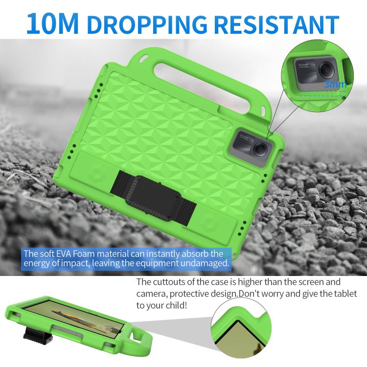 Funda de EVA a prueba de golpes para Xiaomi Pad 6/6 Pro Diamond Series (verde)