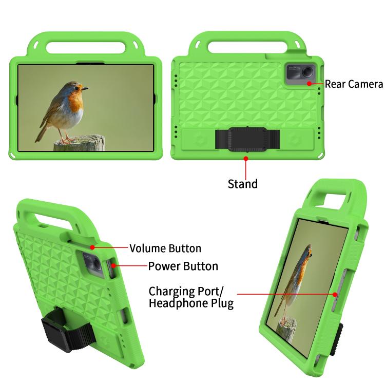 Funda de EVA a prueba de golpes para Xiaomi Redmi SE 11 2025 / Pad 2 Diamond Series (verde)