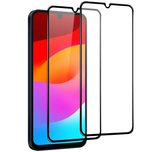 2 protectores de pantalla de vidrio templado con impresión de seda y pegamento completo NORTHJO A++ para Samsung Galaxy A17