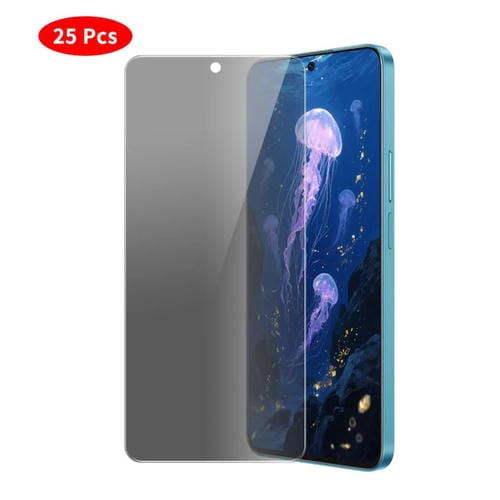 JUNSUNMAY - 25 protectores de pantalla de privacidad de vidrio templado para Xiaomi 14T/14T Pro