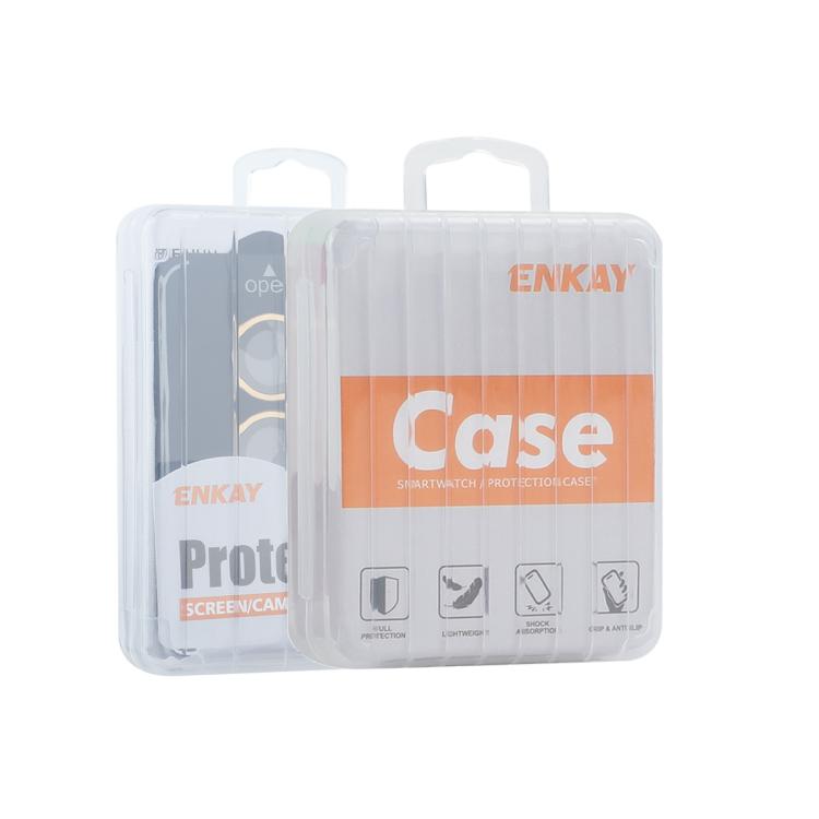 ENKAY Hat-Prince - Lente de cámara trasera 9H con película de vidrio templado de aleación de aluminio para Xiaomi Mix Flip 2 (rosa)
