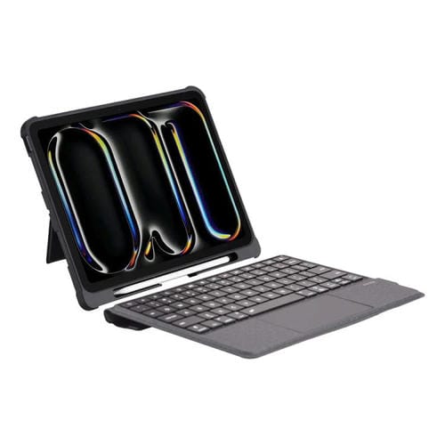 Para iPad Air 2022/2020 10.9, con separación magnética del maravilloso teclado de control y cuatro esquinas de la funda protectora de PU a prueba de caídas.
