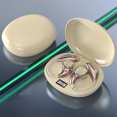 Auriculares Bluetooth Ows Con Orejas Colgantes Abiertos Cómodos (Piel)