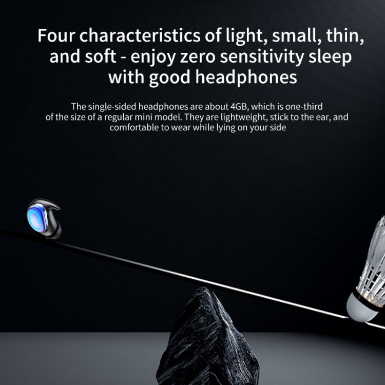 Miniauriculares Deportivos Q9 Bluetooth Para Dormir En La Oreja (Blancos)
