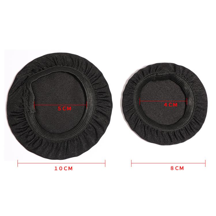 Fundas Protectoras para Auriculares Universales Redondas Reutilizables Transpirables a Prueba de Sudor (Gris) 2 unidades