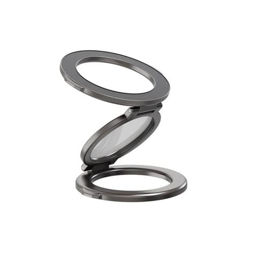 Soporte Magnético Plegable Doble Cara para Teléfono Universal Tipo Espejo (Negro)