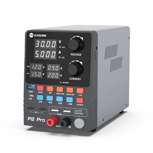 Regulador de Voltaje CC Sunshine P2 Pro 330W Fuente de Alimentación Inteligente Toroidal Salida 30V 5A Herramienta de Reparación