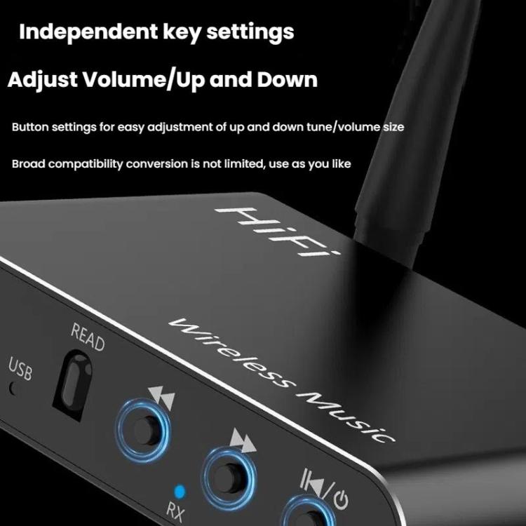 Adaptador de Audio Aux Bluetooth 5.4 2 en 1