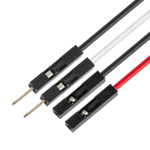 Cable Adaptador de Extensión de Prueba RF N Hembra a Doble Dupont Hembra RG316 0,5 m