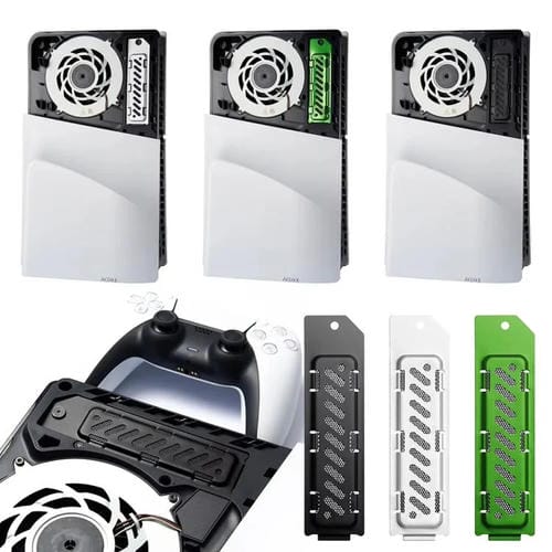 Capot Anti-poussière Dissipateur de Chaleur SSD M.2 PS5 Slim PS5 Pro Fente d'Expansion Radiateur (Argenté)