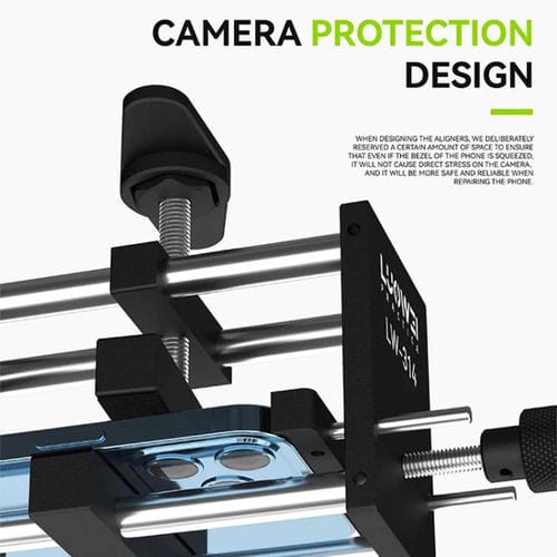 Corretor de Moldura Central em Liga de Alumínio Luowei LW-314 Ferramenta de Reparação de Deformação e Flexão Telemóvel Celular