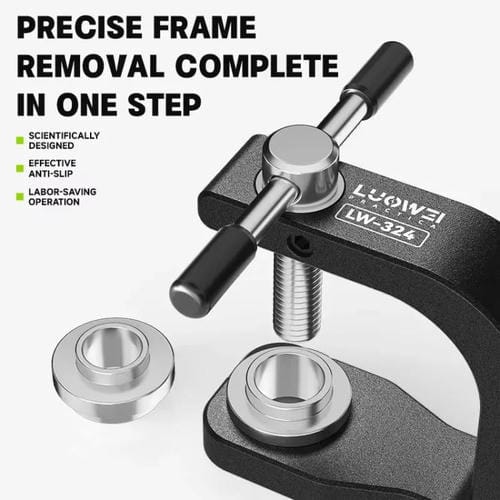 Suppression de cadre de caméra Luowei Lw-324 Série Apple iPhone Retirez l'appareil photo arrière sans endommager le téléphone portable