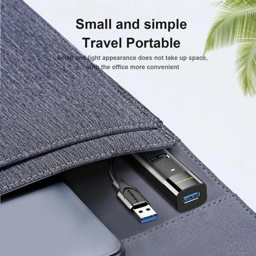 Estación de Acoplamiento Mindpure US022 con Concentrador USB de 4 Puertos USB 3.0 y Cable de 0,3 m