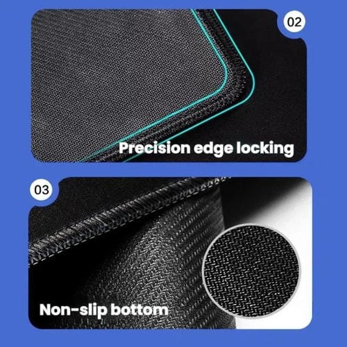 Alfombrilla de Escritorio Antideslizante con Acceso Directo al Teclado y Comandos de Ordenador, 300 x 800 x 2 mm (N.° 7)