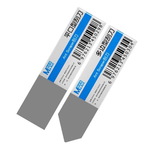 Raspador de Pasta de Soldadura Maant Obique Cuchilla Removedora de Estaño Acero Inoxidable Herramienta Quitar Estaño