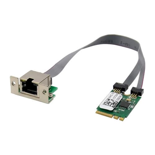 Tarjeta de red industrial SUNWEIT ST7206 M.2 A+E RTL8125BG puerto RJ45 2.5G cuatro velocidades