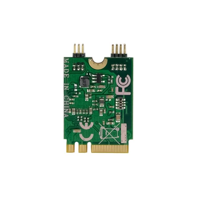 Tarjeta de red industrial SUNWEIT ST7206 M.2 A+E RTL8125BG puerto RJ45 2.5G cuatro velocidades