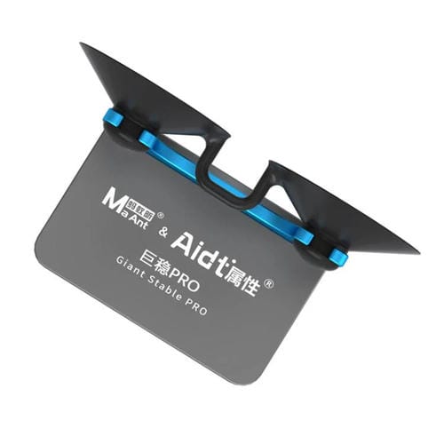 Bildschirmhalterung MaAnt Giant Stable PRO Handy-Reparatur mit Saugnapf, Licht und festem Rückdeckel