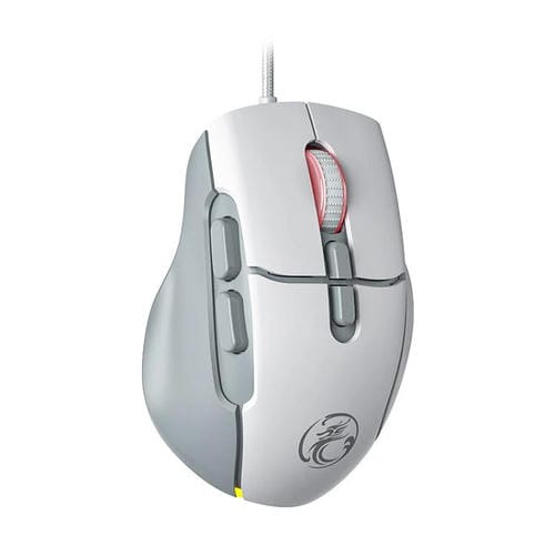 Ratón para juegos iMICE G800 7 teclas 7200 DPI con cable e iluminación LED (Gris y blanco)