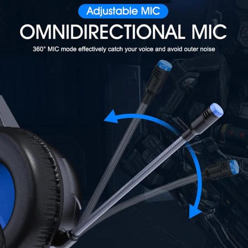 Auriculares iMICE HD-490 RGB Light 7,1 mm para juegos de ordenador y esports con cable y micrófono